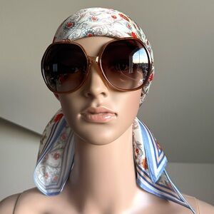 CHLOE Oversized Brown Sunglasses